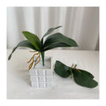 Soft Glue Phalaenopsis Leaves Decorative Artificial Leaves Dekoration Plant