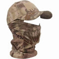 Custom logo Camouflage Sport Hat Cooling Sun UV Neck Gaiter Adjustable Fishing Baseball Cap Mask Set