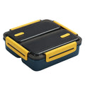 Reusable Single-layer Lunch Container Adult Portable Leakproof Bento Lunch Box Square 3 Compartment Children's Lunch Box