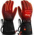 Custom 7.4V 6000mah Hand Warmer Ski Gloves Rechargeable 6000mah Winter Snowboard Gloves for Men Women Self Heating