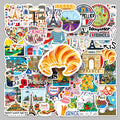 50PCS Factory Hot Selling Waterproof Die Cut Decorative France Stickers for Motorcycles & Gifts