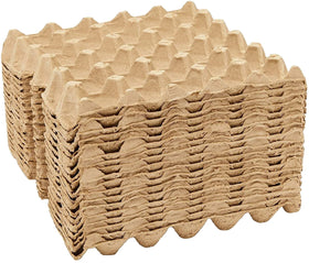2023 New Bulk Pulp Moulded Egg Cartons 30 Chicken Eggs Wholesale Trays Vanishing Matt Lamination Embossing UV Coating Gold Foil