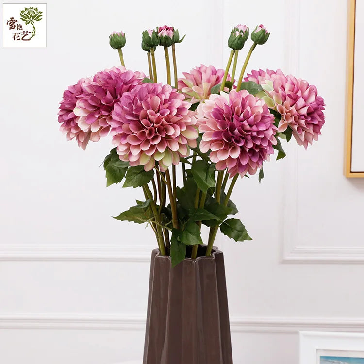 D-DA005 Home Decorative Flowers Big Head Artificial Silk Sunflowers Wedding Decorative Artificial Sunflower