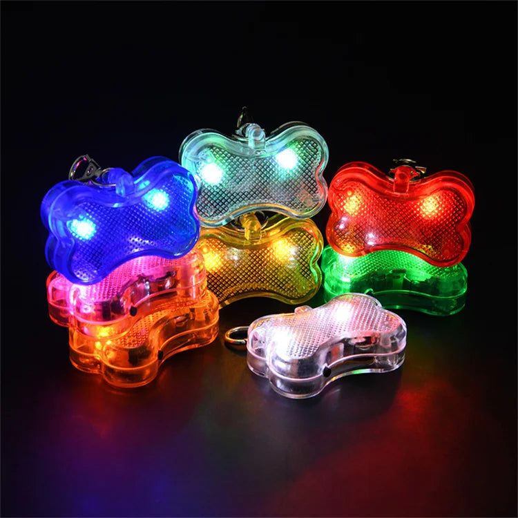 Wholesale LED Luminous Resin Dog Tag Pendant