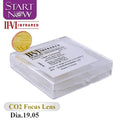 II-VI INFRARED CVD ZnSe Focus Lens CO2 Laser Cutting Machine Spare Parts Dia.19.05mm F38.1mm 50.8 63.5mm 76.2 Focusing Lens