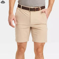 New Arrivals Men's Regular Fit Quick Dry Golf Shorts With Zipper Pockets
