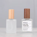 Wholesale Women Skincare Cosmetic Packaging 15ml Empty Refill Perfume Atomizer Square Perfume Glass Spray Bottle