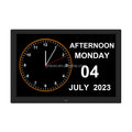 Customizable 7 8 10 12 15 Inch Desk Clock 25 Alarm Reminders Modern Design Dementia Digital Calendar Electronic