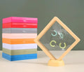New Hot Eco-Friendly Metal/Nylon Pennant Style 3D Suspension Packaging Box Photo Frame Membrane Box for Office Stationery