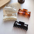Korean Style 11cm  Ganchos Para El Cabello Hair Clips Fashion Bow Tie Jumbo Claw Clips for Thick Hair