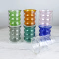 Wholesale Wonder Double Wall Glass Cup Colored Solid Design 200ml Hand Blown Reusable Dishwasher Microwave Safe Coffee Tea Juice