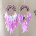 Dream Catchers With Crystal Life Tree Gemstone Dream Catchers Natural Gem Agate Wall Hangings Room Garden Dreamcatchers