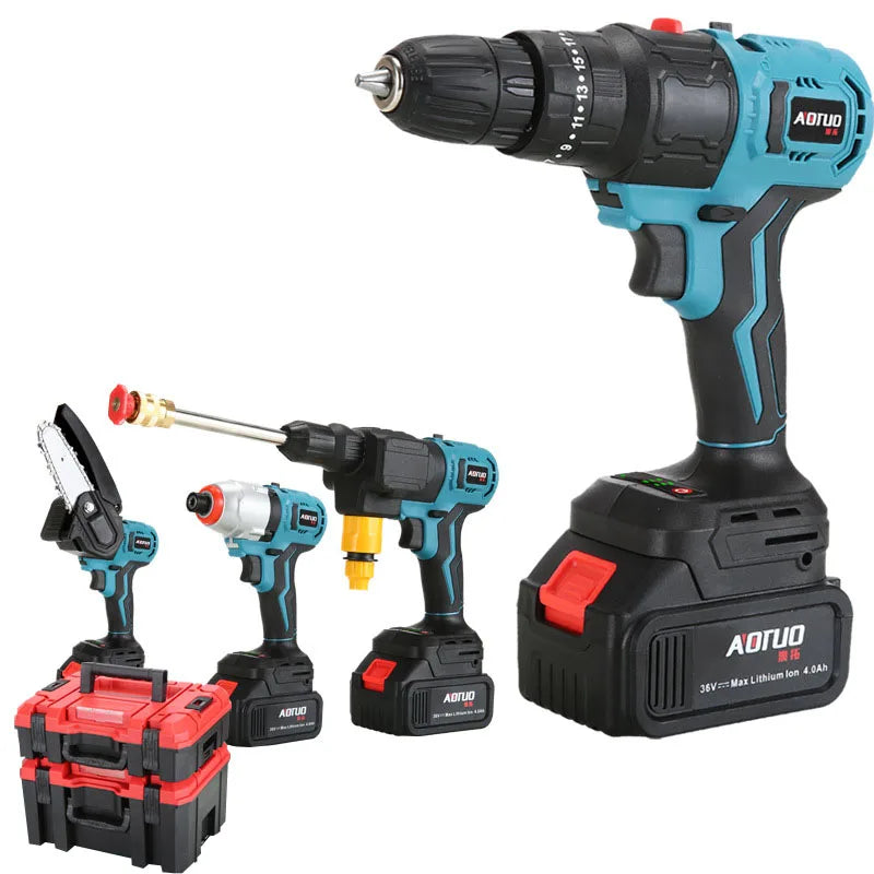 Rechargeable Brushless Cross-Border Rechargeable Lithium Battery Power Tool Set Universal Multi-Purpose Multifunctional Tools