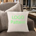 New Design Linen Cotton Decorative Custom Throw Pillow Cover Sublimation Blank Digital Print Waterproof Christmas Home Hotel