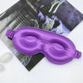 Custom Logo Label Elastic Dark Circles Silk Contour Sleep Mask Set 100% Mulberry 3D Memory Foam Eye Mask