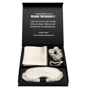 100% Luxurious Mulberry Silk Pillowcase Reinforced Hidden Zipper Silk Pillow Cover with Designed Gift Box