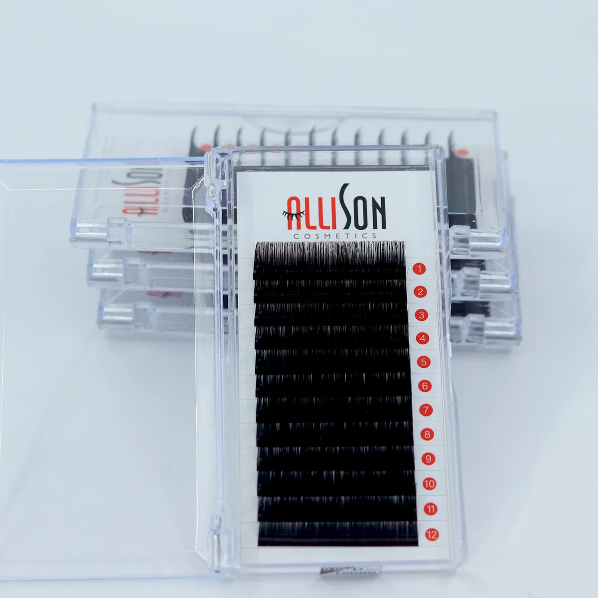 Allison Matte Black Cashmere Lash Extensions Volume Vegan Faux Mink Lash Trays Vendors for Eyelash Extensions Dark Matte MegaBDM