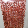2022 Kids Party Shiny Black Gold Silver Tinsel Door Curtain Backdrop Metallic Foil for Christmas Easter Graduation Ramadan