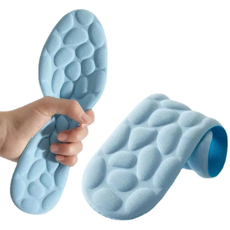 Pebble Massage Sports Insole Men's and Women's Sweat Absorbent Anti-Odor Breathable Insole Summer Super Soft Anti-Pain Insole
