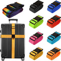 Custom Length Adjustable Nylon PP Luggage Strap with POM Buckle Portable and Personalized Belt