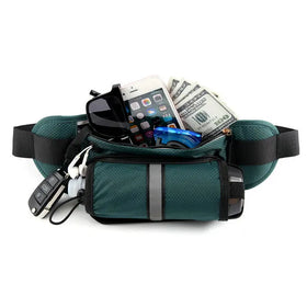 LYMECH Plus Size Motorcycle Waterproof Fashion Travel Organizer Sport Run Bum Belt Fanny Pack Waist Bag for Woman Man