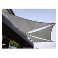 4x4x5.7m Triangle Sunshade Sails Outdoor Activities Awning Solar Sail Yard Swimming Pool Sun Canopy Patio Sunscreen Shading Sail