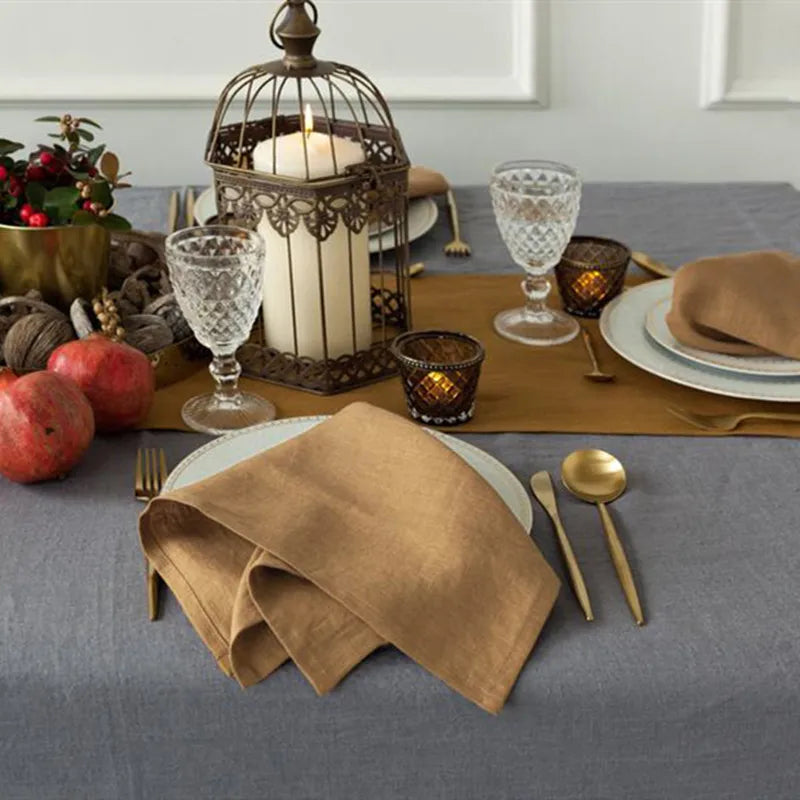 Wholesale Custom Restaurant Wedding Dinner Hemstitch Events Cloth Linen 45x45 Table Napkin MegaBDM