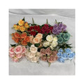 Wholesale Price Custom 9-Head Fruit Round Roses Artificial Flower Rose for Wedding Decoration