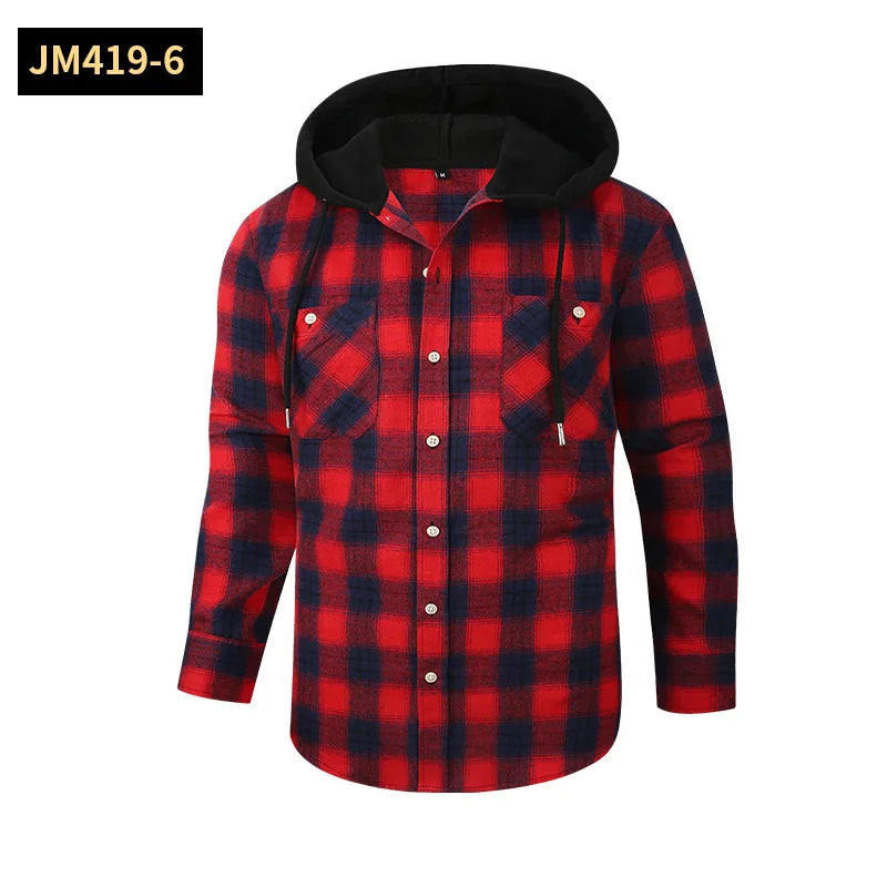 Men's Anti-Static Printing Wholesale Uniform Work Plaid Jacket