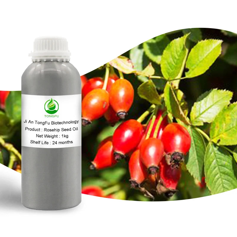 Wholesale Cosmetic Grade Pure Natural RoseHip Carrier Oil for Face Body Massage Oil Bulk Price