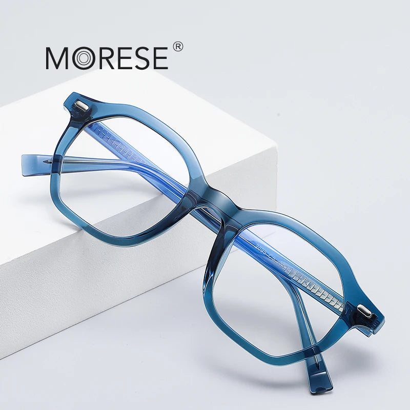MORESE Model 2095 Eyewear Polygon Eyeglasses TR90 Optical Frame Designer Fashion Glasses OEM ODM Wholesale Frames