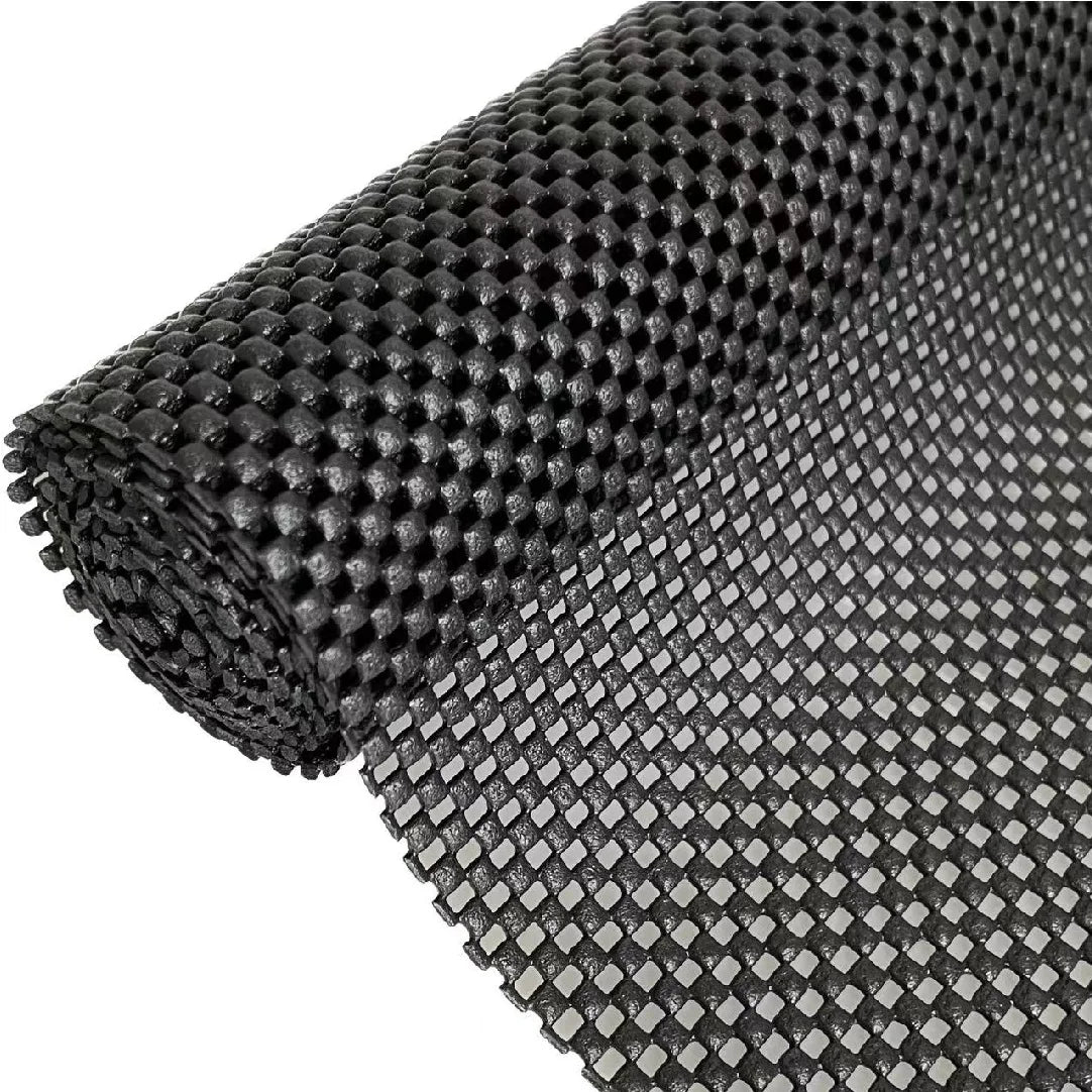 Non-slip Rug Pad  PVC Grid Foam Mat ECO-friendly PVC Rug Underlay Supermarket Fruit Shelf Liner PVC Grid Non-slip Mats