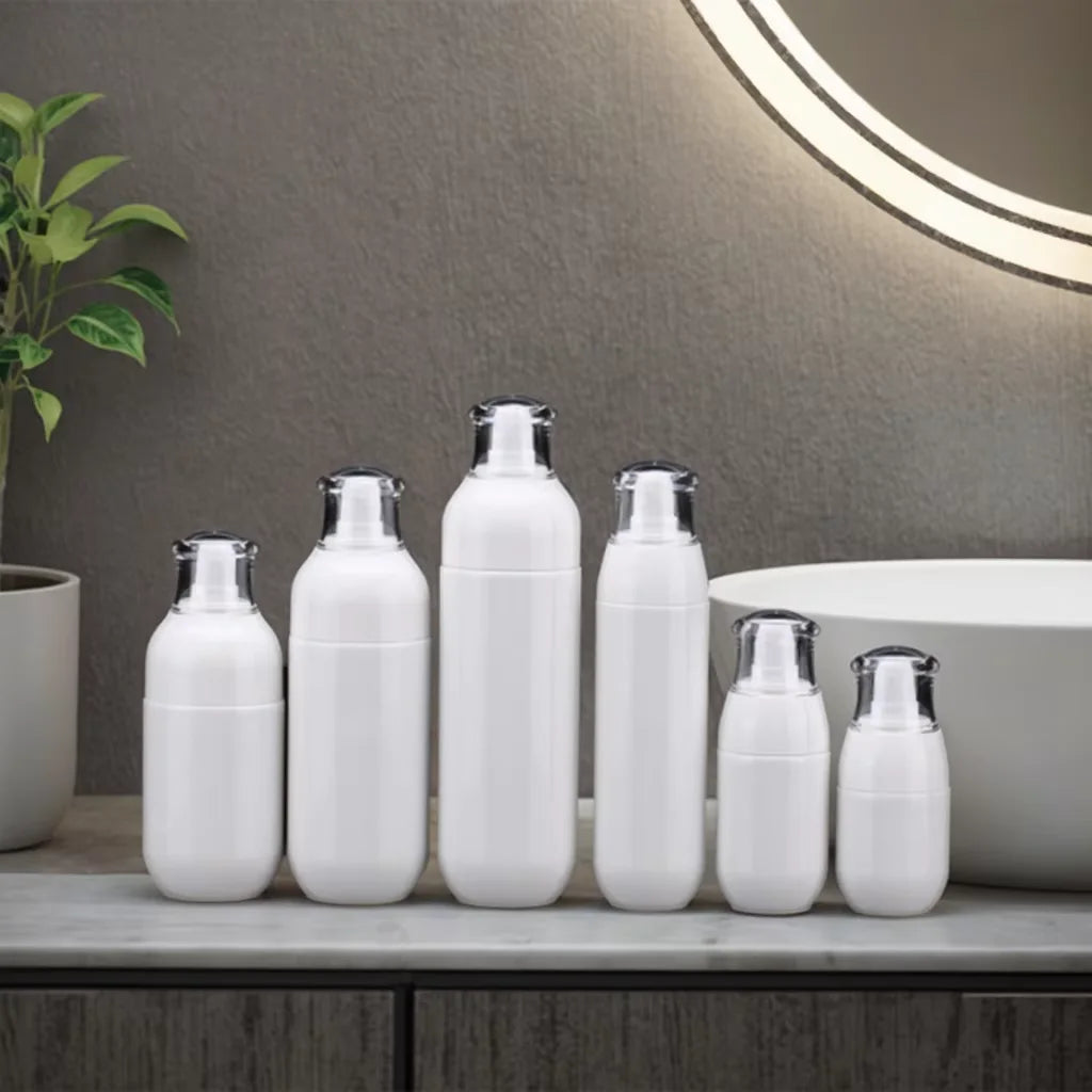 Portable PETG Plastic Travel Bottle for Toiletries and Liquid Perfume with Pump Sprayer Seal and Screen Printing Surface