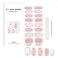 Semi Cured Home Diy Nail Daily Series Nail Sticker Cartoon Easy Operation Cute Uv Nail Sticker Customized Wholesale