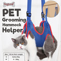 Small Medium Dog & Cat Grooming Tool for Trimming Nails & Washing Ears Includes Hammock