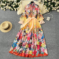 LW0729 Elegant Bow-Printed Shirt and Skirt Holiday Suit Skirt Two Piece Set for Ladies Two Piece Set Ladies
