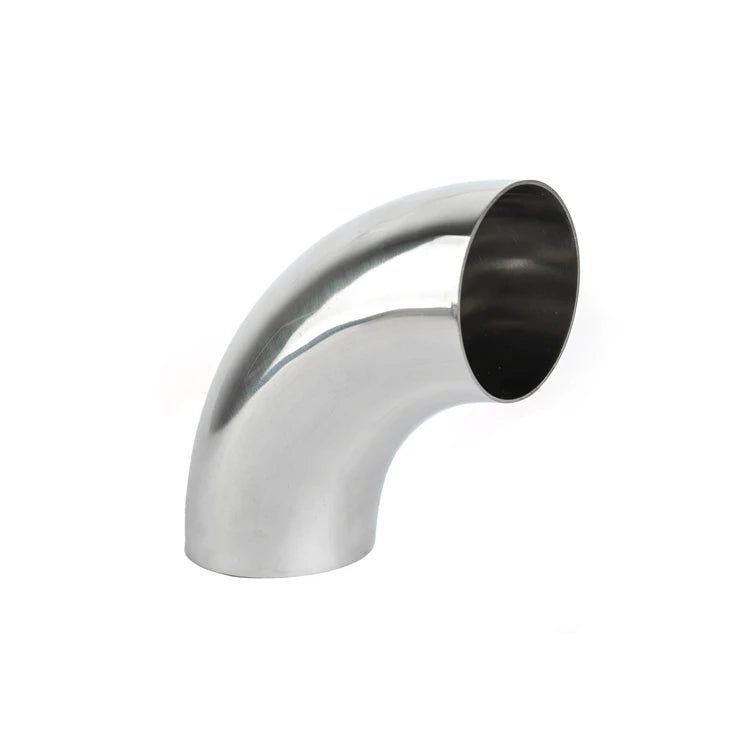 Sanitary 304 316 Stainless Steel Pipe Bend 90 Degree Elbow Welded Pipe Fittings