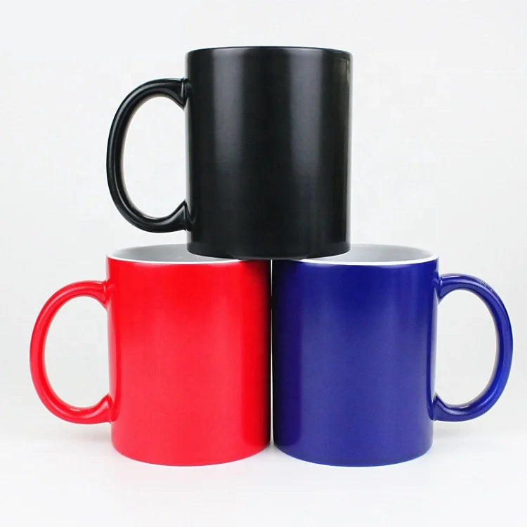 11OZ Personalized Sublimation Blank Magic Mug Color Changing Cup For Coffee/Tea Use
