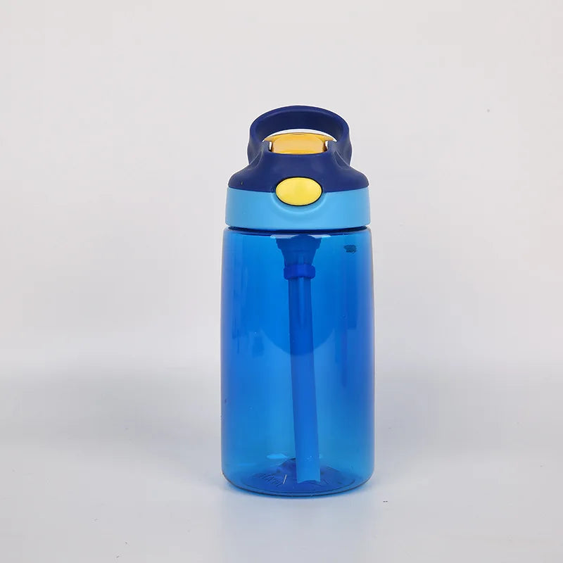 Cartoon Printed Customized Plastic High Quality Children Drinking Plastic Water Bottle Sippy Cup 480ml