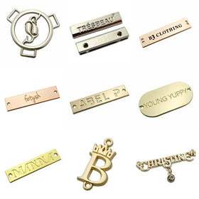 Fashion Cloth Accessories Providing Custom Competitive Metal Tag Label for Swimwear