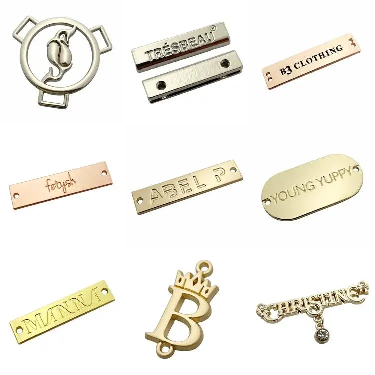 Fashion Cloth Accessories Providing Custom Competitive Metal Tag Label for Swimwear