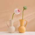 Nordic Style Handheld Tabletop Vase Porcelain Ceramic for Flower Arrangements for Living Room Model Room Hall Art Decor Export