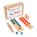 2022 Children New Wooden Montessori Teaching Aids Math Counters Calculation Cognitive Toys