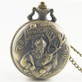 Vintage Christmas Gift Santa Claus Quartz Pocket Watch Classic Travel Commemorative Craft Pocket Watch