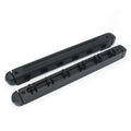 Economic 6 Holes Black Wooden Billiard Cue Rack for Putting Cue Sticks