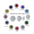 High-End Fine Jewelry 925 Silver Natural Ruby Sapphire Emerald Zircon Earrings Luxury Birthstone Collection