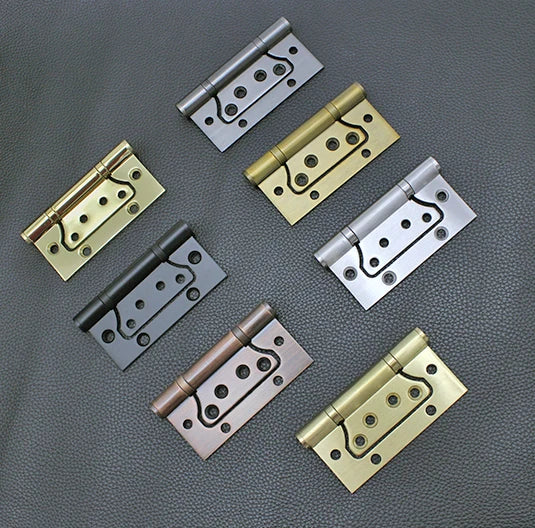 Innovative Design Colourful Room Door Hardware Butterfly Hinge Thickened Stainless Steel Swing Flush Hinge