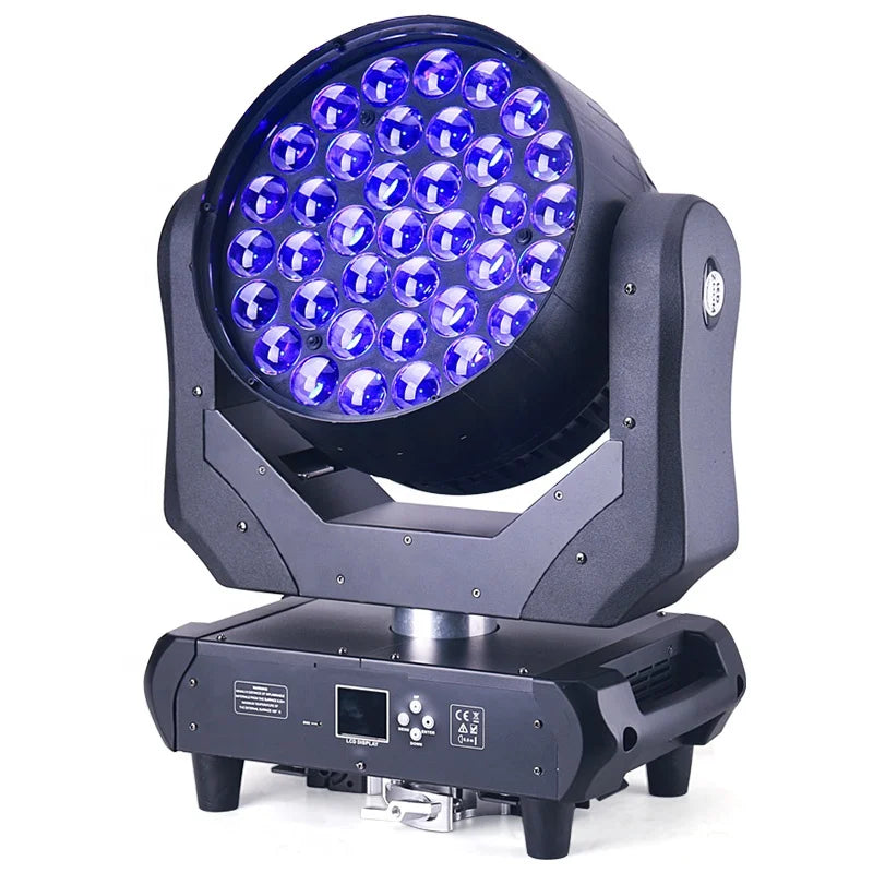 Event Party Entertainment 37*15W RGBW Beam Wash 2in1 Zoom LED Moving Head Wash Stage Light