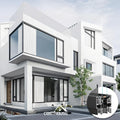 Foshan Custom NFRC AS2047 Aluminum Alloy Doors and windows Hurricane Impact Double Glazed Aluminium Doors and windows for House
