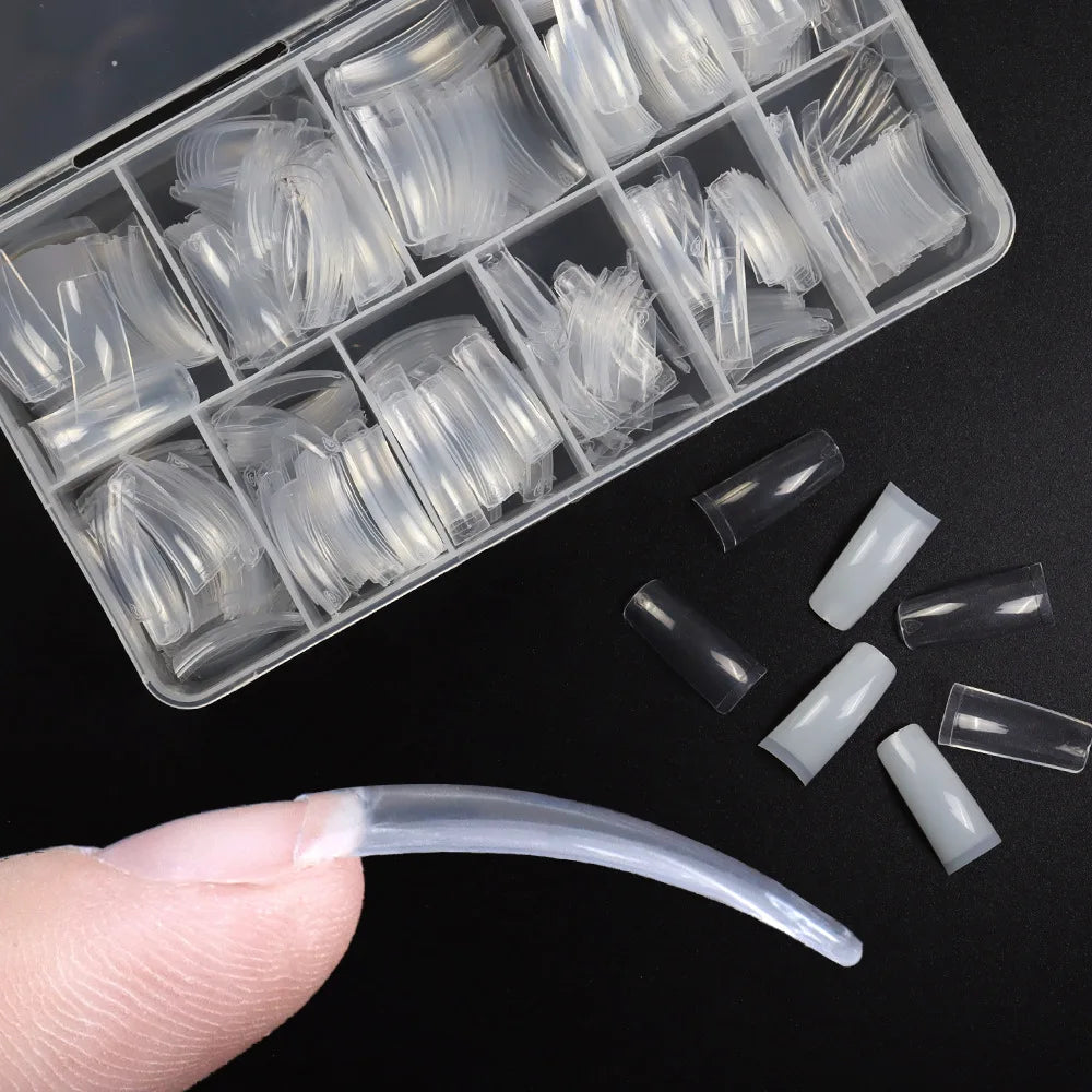 Professional Factory Wholesale Salon Artificial Nail Art Tips French Nail Tips